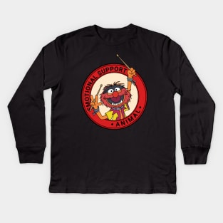Muppets Emotional Support Animal Kids Long Sleeve T-Shirt